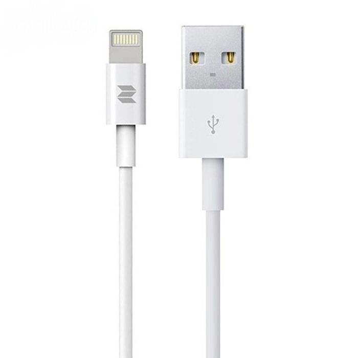 کابل تبدیل USB به لایتنینگ راک اسپیس مدل S01-RCB0459 طول 1 متر